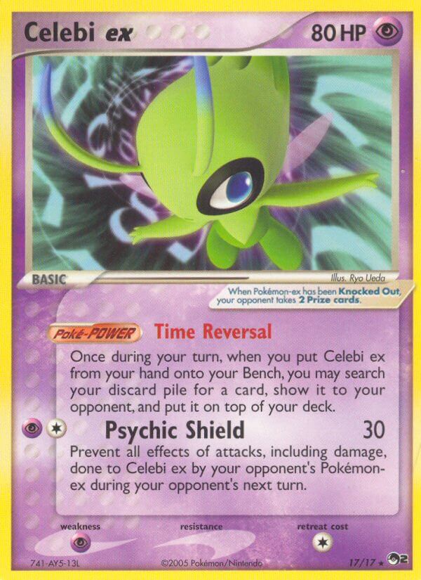 POP Series 2 Celebi ex [Holo] Pokémon card